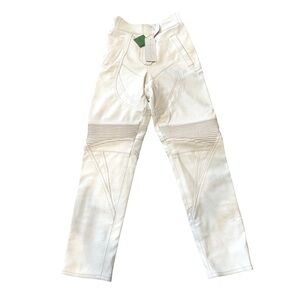 STELLA MCCARTNEY Paneled faux leather tapered pants